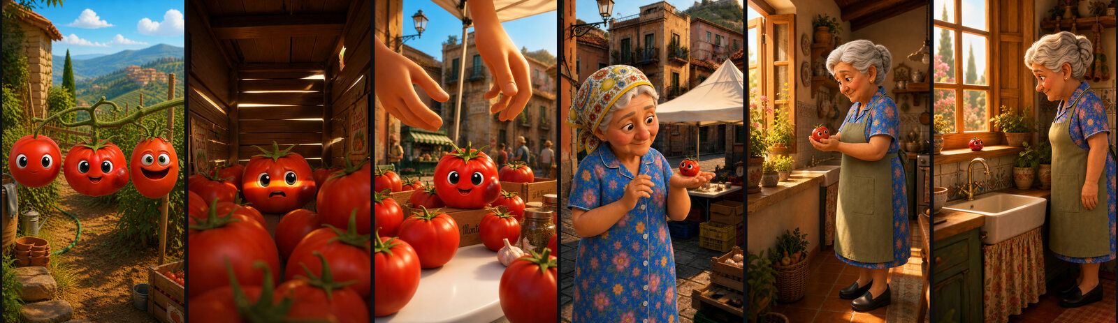 Main Tomato in shots 2, 5, 8, 11, 13 and 16